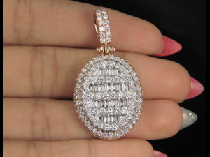 OVAL DIAMOND PENDANT Modèles 3D en vedette
