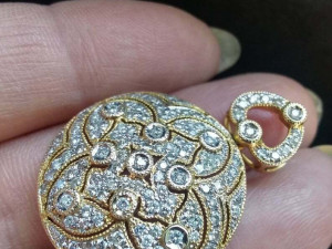 ROYAL ANTIQUE DIAMOND PENDANT Modèles 3D en vedette