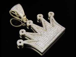 CROWN DIAMOND PENDANT 3D 프린트 모델