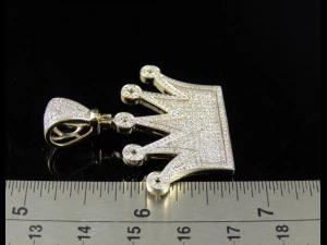CROWN DIAMOND PENDANT 3D Print Model