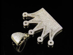 CROWN DIAMOND PENDANT 3D Print Model