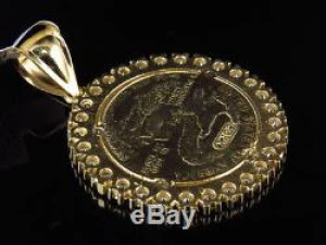 US DOLLAR LIBERTY GOLD COIN DIAMOND PENDANT 2 3D Print Model