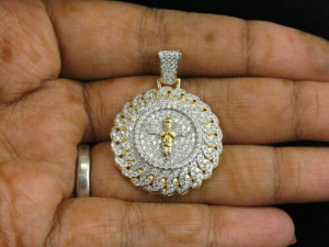 HIP HOP ICED BABY ANGEL MEDALLION DIAMOND PENDANT Model do druku 3D