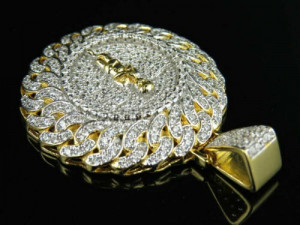 HIP HOP ICED BABY ANGEL MEDALLION DIAMOND PENDANT Model do druku 3D