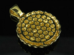 HIP HOP ICED BABY ANGEL MEDALLION DIAMOND PENDANT Model do druku 3D