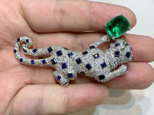 PANTHER DIAMOND BROOCH 3D-Druckmodell
