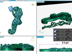 PANTHER DIAMOND BROOCH 3D Print Model