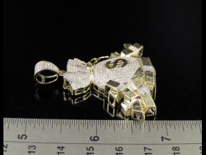 MONEY BAG DIAMOND PENDANT 3D 프린트 모델