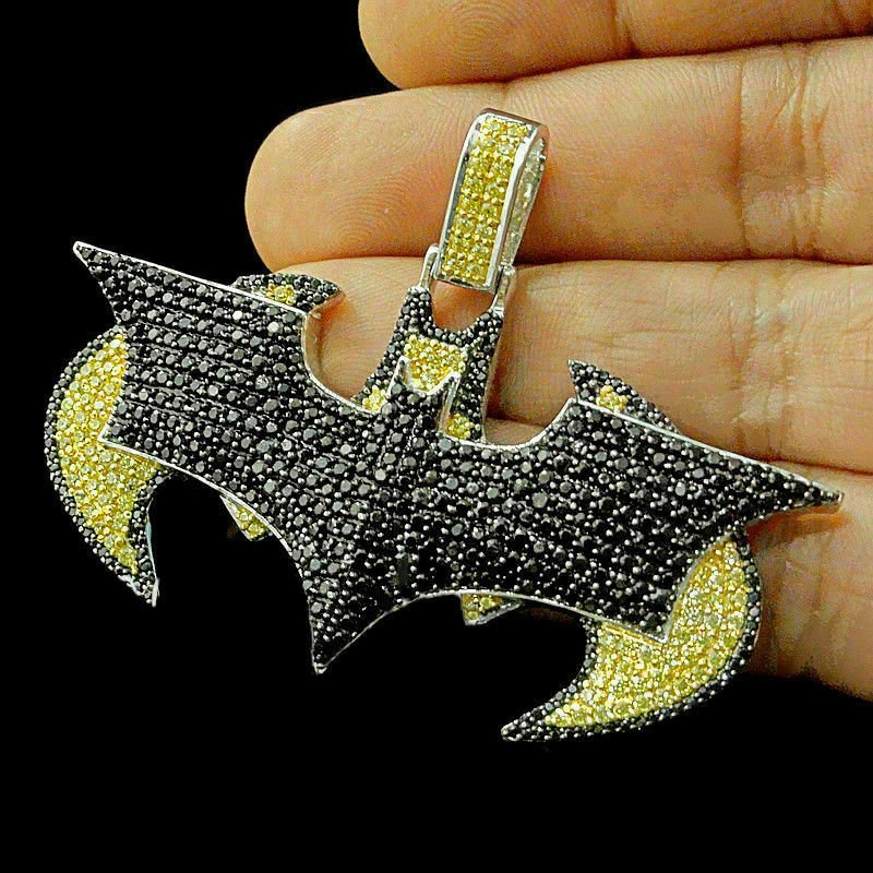 Batman top diamond necklace