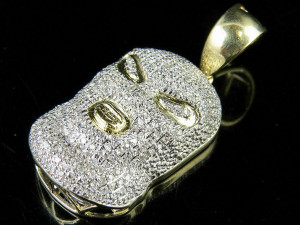 GOON MASK DIAMOND CHARM PENDANT Modèles 3D en vedette