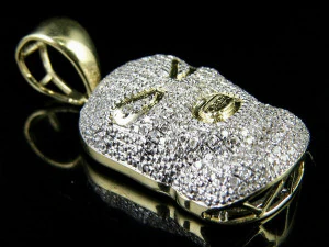 GOON MASK DIAMOND CHARM PENDANT 3D Print Model