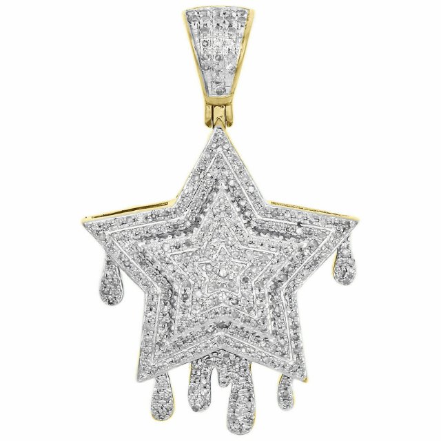 DOUBLE TIER DIAMOND STAR DRIP PENDANT 3D-printmodel .c4d .max .obj .3ds .fbx .stl .blend 
