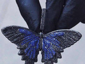 BUTTERFLY DIAMOND PENDANT Model Cetak 3D
