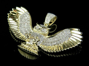 OWL DIAMOND PENDANT 3D-printmodel