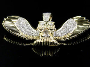 OWL DIAMOND PENDANT 3D Print Model
