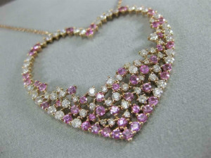 HEART DIAMOND PENDANT 3Dプリントモデル
