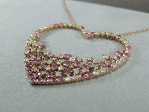 HEART DIAMOND PENDANT 3Dプリントモデル