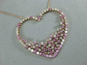 HEART DIAMOND PENDANT 3Dプリントモデル