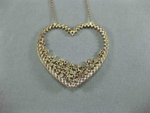 HEART DIAMOND PENDANT 3Dプリントモデル