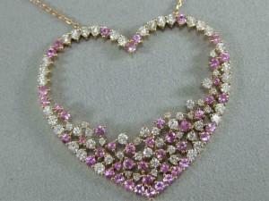 HEART DIAMOND PENDANT 3Dプリントモデル