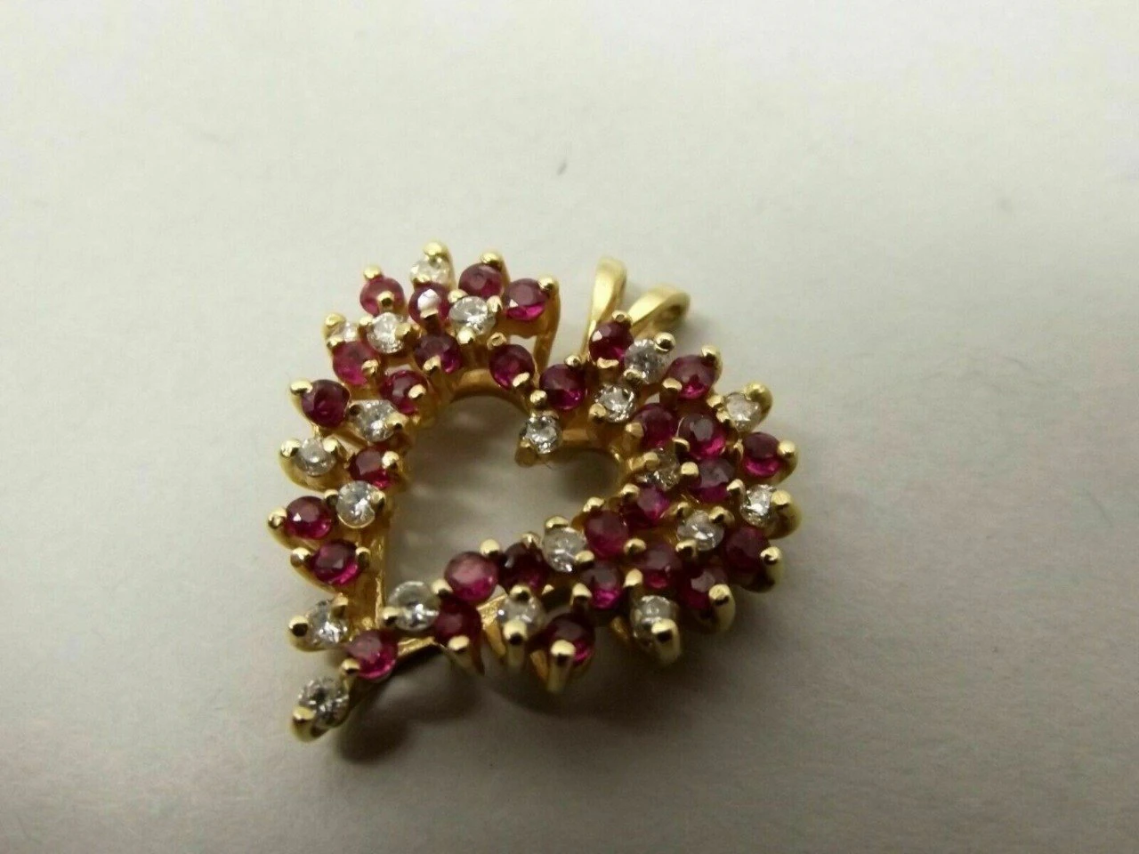 HEART DIAMOND PENDANT 2 3D Print Model .c4d .max .obj .3ds .fbx .stl .blend 