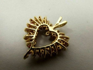 HEART DIAMOND PENDANT 2 3D Принт Модель