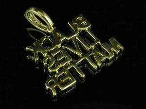 BLACK LIVES MATTER DIAMOND PENDANT 3D printmodel
