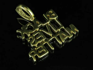 BLACK LIVES MATTER DIAMOND PENDANT 3D Print Model