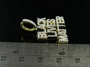 BLACK LIVES MATTER DIAMOND PENDANT 3D printmodel
