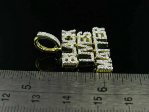 BLACK LIVES MATTER DIAMOND PENDANT 3D Print Model
