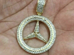 MERCEDES-BENZ DIAMOND PENDANT 2 3D Print Model