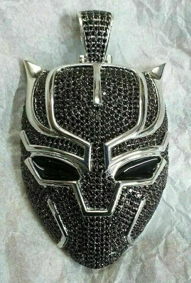 BLACK PANTHER MASK DIAMOND PENDANT 3D Druckmodell in Anh nger 3DExport