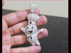 DOUGH BOY DIAMOND PENDANT 3D 打印模型