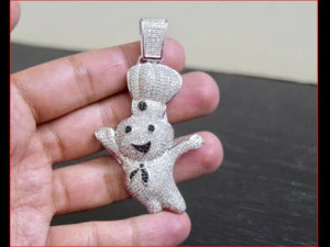 DOUGH BOY DIAMOND PENDANT 3D Print Model