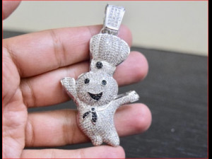 DOUGH BOY DIAMOND PENDANT 3D 打印模型