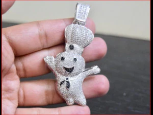 DOUGH BOY DIAMOND PENDANT 3D Print Model