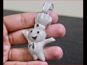 DOUGH BOY DIAMOND PENDANT Modèles 3D en vedette