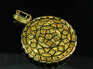 JOINING HAND DIAMOND PENDANT 5 3D Print Model