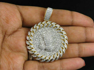 JOINING HAND DIAMOND PENDANT 5 3D Print Model
