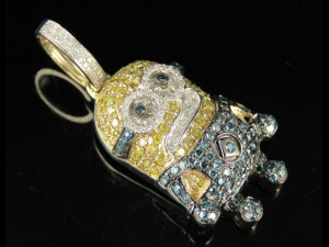 MINION DIAMOND PENDANT 3D प्रिंट मॉडल