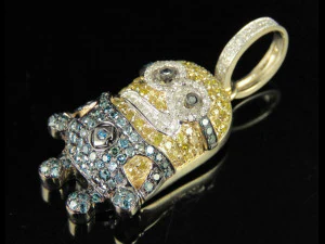 MINION DIAMOND PENDANT 3D Print Model