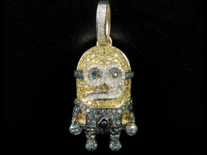 MINION DIAMOND PENDANT 3Dプリントモデル