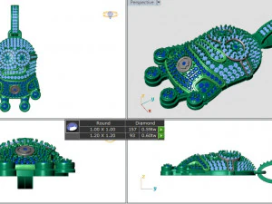 MINION DIAMOND PENDANT 3D Print Model