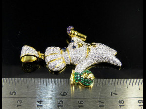 DOUGH BOY DIAMOND PENDANT 2 Modello di stampa 3D