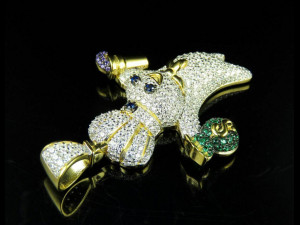 DOUGH BOY DIAMOND PENDANT 2 Modello di stampa 3D