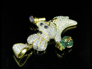 DOUGH BOY DIAMOND PENDANT 2 3D Print Model