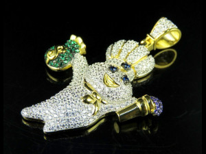 DOUGH BOY DIAMOND PENDANT 2 Modello di stampa 3D