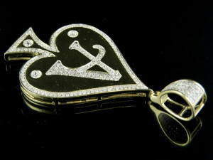 ACES SPADE DIAMOND PENDANT Modelo de Impressão 3D