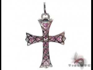 CROSS SIGN DIAMOND PENDANT 5 3Dプリントモデル