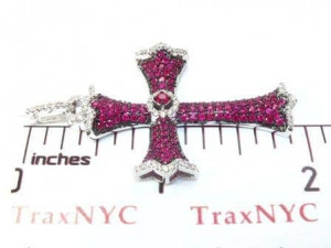CROSS SIGN DIAMOND PENDANT 5 3Dプリントモデル